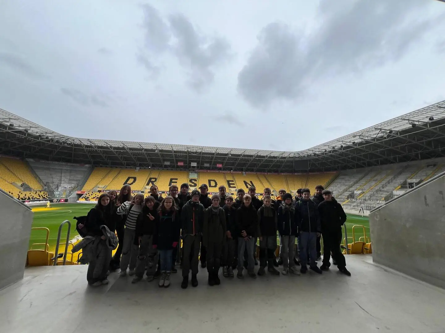 25.10.2025: Exkursion der 7. Klassen ins Dynamo-Stadion