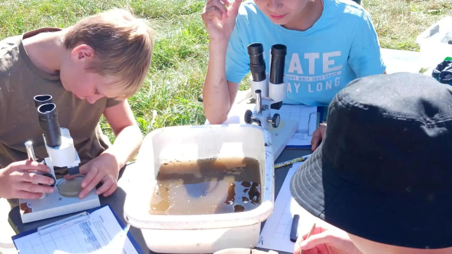 Ausflug der 7s zum Umweltmobil