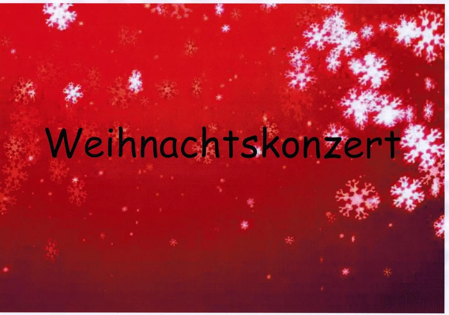 Weihnachtskonzert